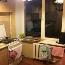 Вдохновляющий пример: кухня площадью в 6 кв.м. “до” и “после” небольшого ремонта