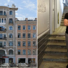 Бизнесмен отреставрировал обветшалую парадную в историческом доме Санкт-Петербурга